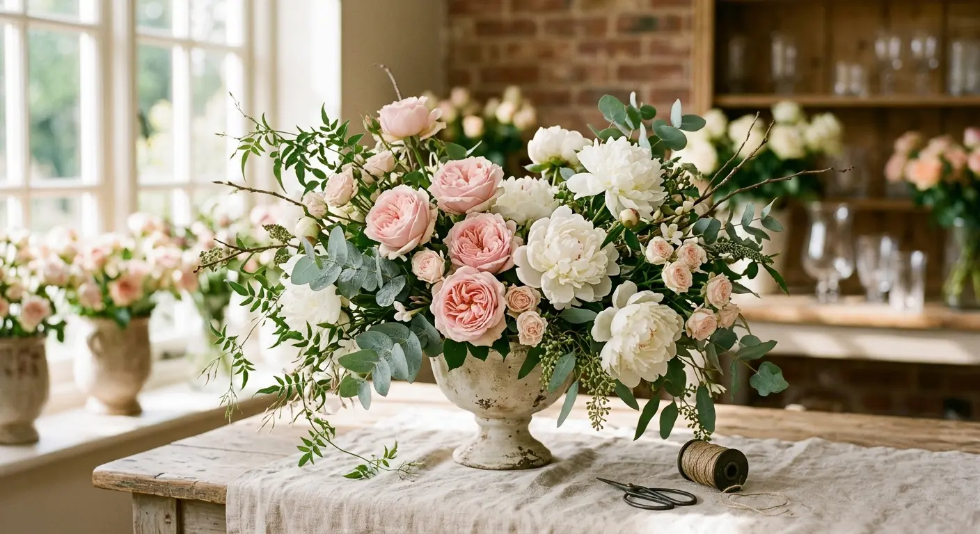 Beautiful floral arrangement by Jennifer Florence