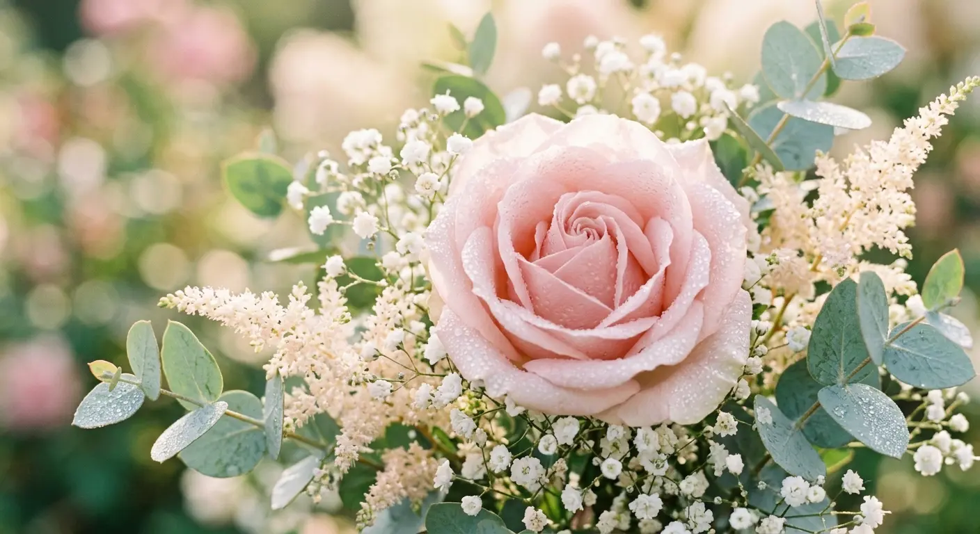 Detail of fresh seasonal flowers