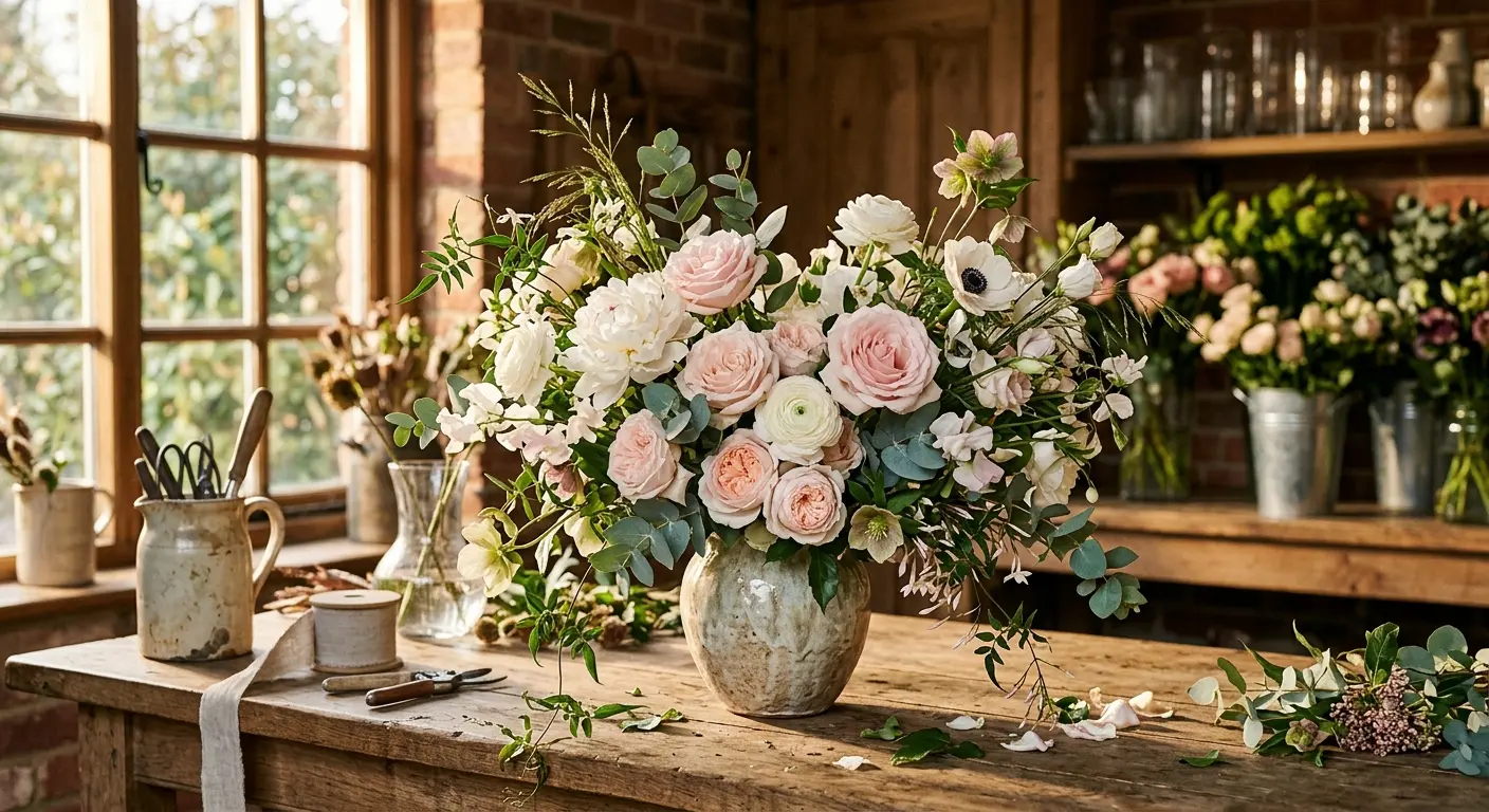 Bespoke floral arrangement by Jennifer Florence