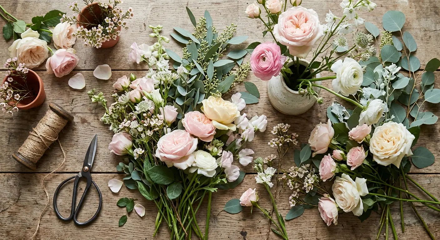 Seasonal flower arrangement