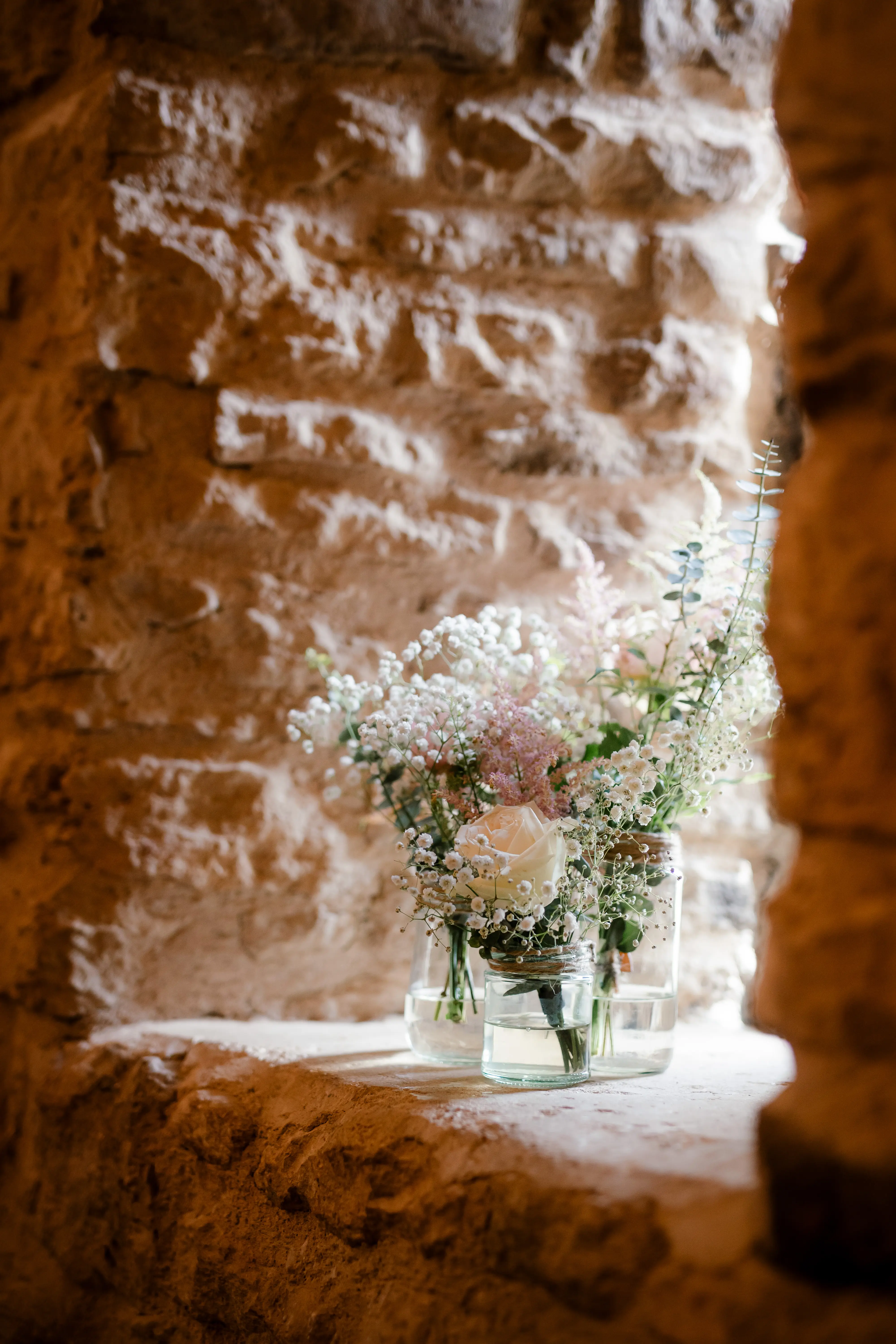 Flower girl crown and miniature posy